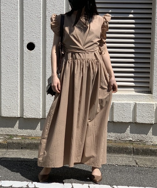 Jewelobe（ジュエローブ） ワンピース カシュクールベストセットアップ