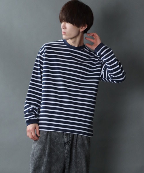 SITRY（シトリー） tシャツ Heavy weight border T-shirt