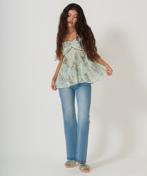 TINA：JOJUN（ティーナジョジュン） チュニック バタフライ フレア