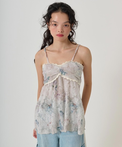 TINA：JOJUN（ティーナジョジュン） チュニック バタフライ フレア