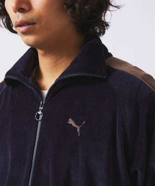 PUMA（プーマ） 別注 ”T7” ベロア トラックジャケット メンズ