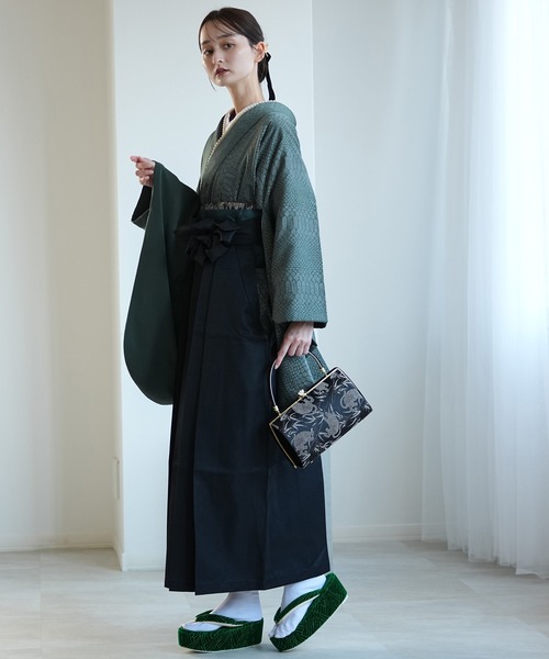 utatane 着物 袴セット 半身 月霞パイソン レディース : ZOZOTOWN