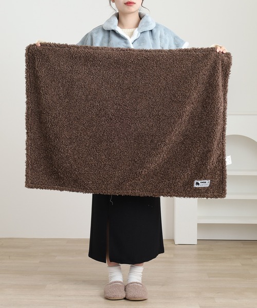 moz（モズ） ブランケット プードルボア ふわふわブランケット