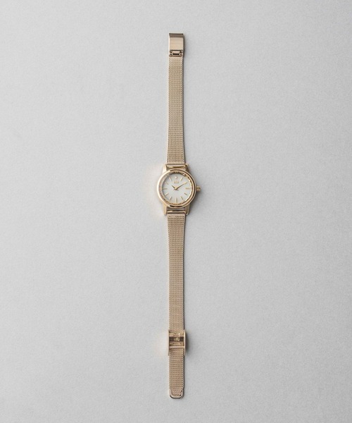 ete（エテ） 腕時計 ソーラーウォッチ メッシュベルト レディース