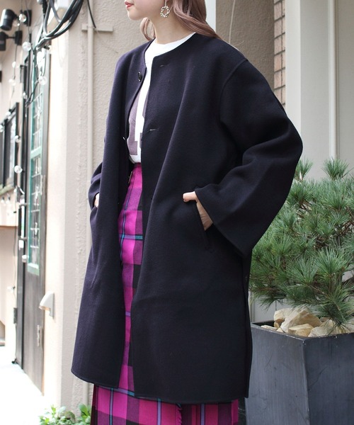 ORCIVAL（オーシバル） リバーウールコート REVER WOOL COAT OR-A0238