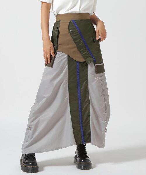 □ 44279☆年 UN3D. アンスリード MA-1ドッキングビスチェ 38 □ 44279