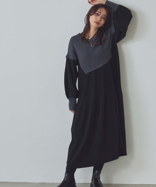 Gready Brilliant（グレディブリリアン） ワンピース Vネックニット