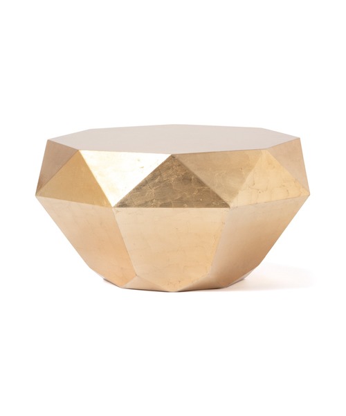 Francfranc（フランフラン） 家具 ダイヤモンドテーブル L ゴールド