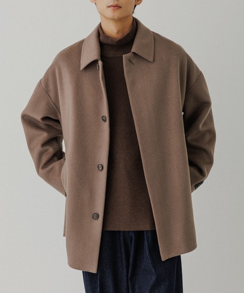 ADAM ET ROPE'（アダムエロペ） ステンカラーコート コート メリノ