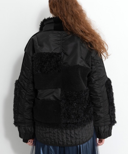 AULA AILA（アウラ アイラ） ブルゾン アウター パッチワークライク