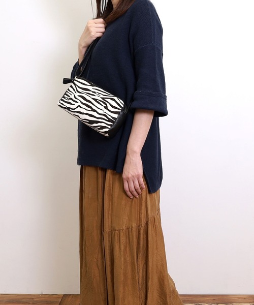 COOCO（クーコ） ショルダーバッグ バッグ アニマル柄ホースヘア