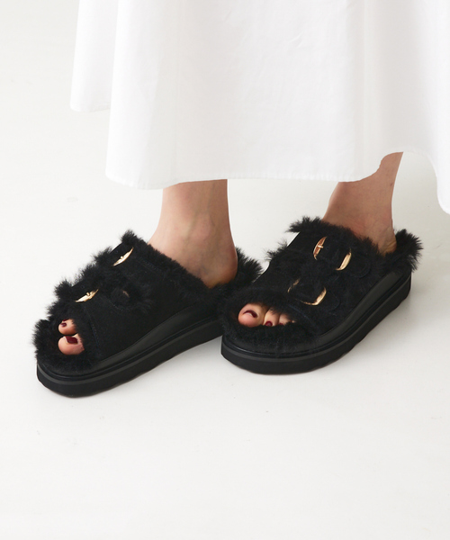 MOHI（モヒ） サンダル ファーサンダル レディース : ZOZOTOWN Yahoo