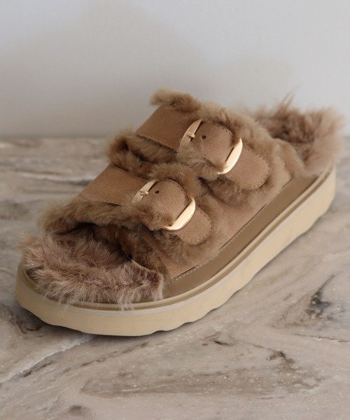 MOHI（モヒ） サンダル ファーサンダル レディース : ZOZOTOWN Yahoo