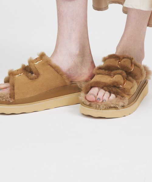 MOHI（モヒ） サンダル ファーサンダル レディース : ZOZOTOWN Yahoo