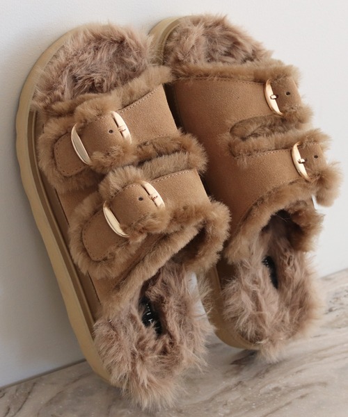 MOHI（モヒ） サンダル ファーサンダル レディース : ZOZOTOWN Yahoo