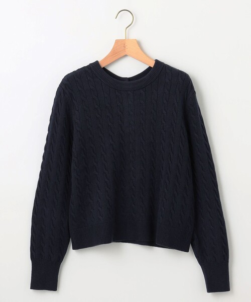 組曲（KUMIKYOKU） ニット セーター コットンカシミヤ混2WAYケーブル