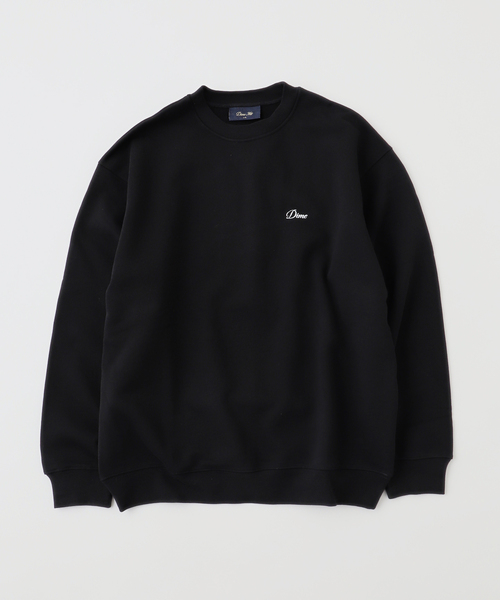 トレーナー スウェット DIME / ダイム CURSIVE SMALL LOGO クルー