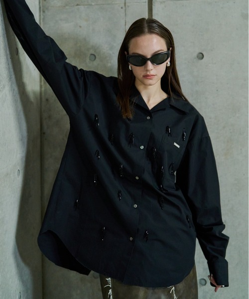 JOSE MOON（ジョゼムーン） ブラウス シャツ PAJAMAS BIJOU SHIRT