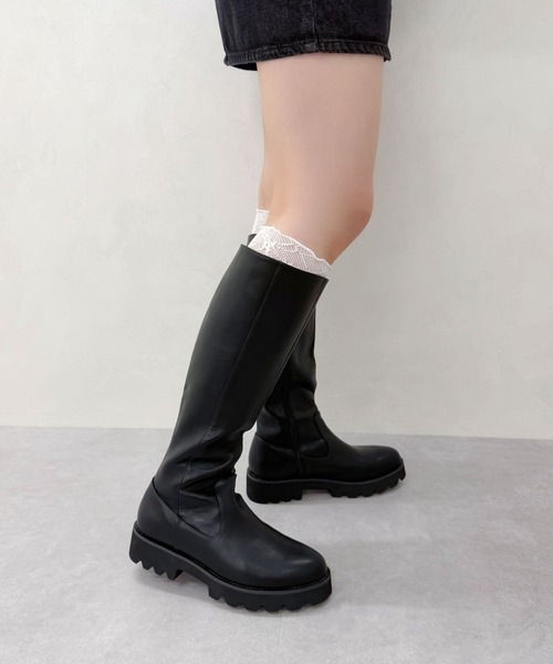 ORiental TRaffic（オリエンタルトラフィック） ブーツ ＼ 厚底 細見え