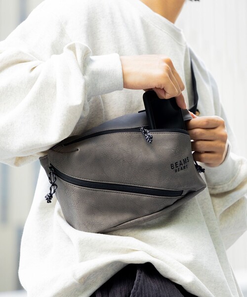 BEAMS HEART（ビームス ハート） ウエストポーチ ツイストジップ ミニ