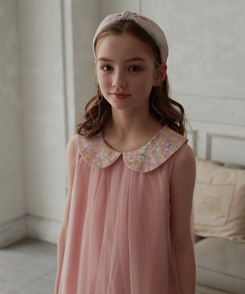 DRESCCO（ドレスコ） ワンピース フラワーカラー＆ヘムピンクチュール