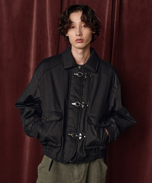 Bleme ブルゾン アウター ファイヤーマン 中綿ボリューム オイルド