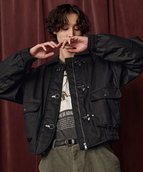 Bleme ブルゾン アウター ファイヤーマン 中綿ボリューム オイルド