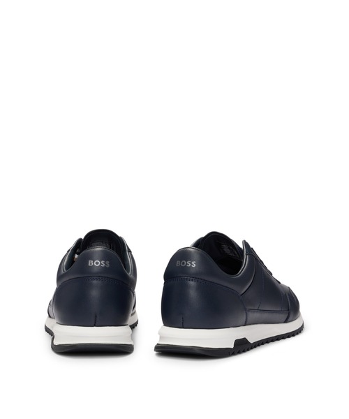 BOSS（HUGO BOSS） スニーカー シグネチャーディテール レザー