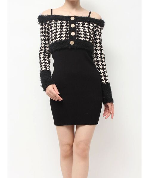 RESEXXY（リゼクシー） ワンピース ハウンドトゥースアンサンブルミニ