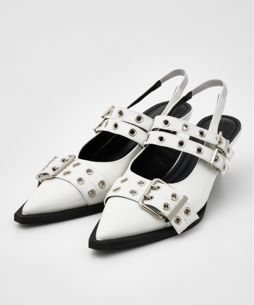 SLY（スライ） サンダル 「再入荷」POINTED TOE BELTED SANDAL ポイン