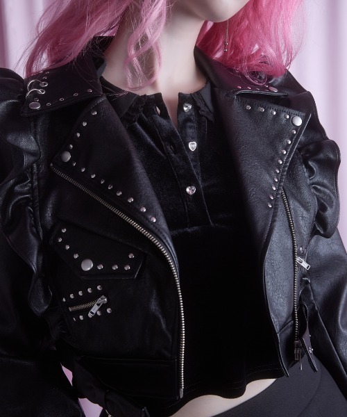 AVENCHUMU レザージャケット ライダース Bad princess riders jacket