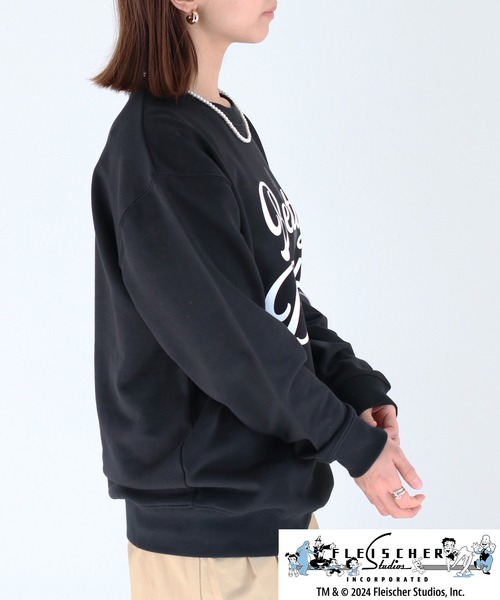 BETTY BOOP（ベティ ブープ） トレーナー スウェット 「Betty Boop(TM