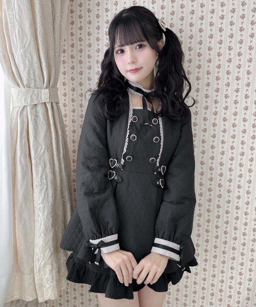 ROJITA（ロジータ） セットアップ チョーカーリボンダブルボタン