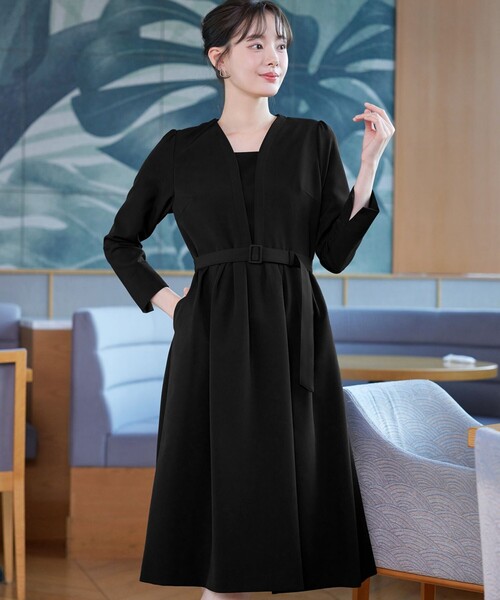 Tiaclasse ワンピース ナローVネックワンピース : ZOZOTOWN Yahoo!店