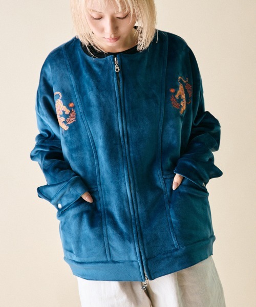 rehacer（レアセル） スカジャン : Dolman Wide Souvenir Jacket