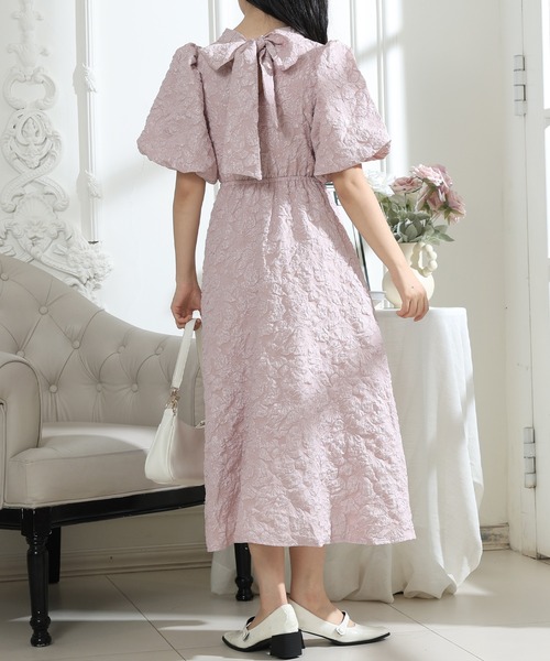 Lace Ladies（レースレディース） ワンピース フラワー ジャガード