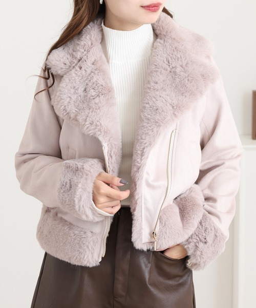 Ree&Mee レザージャケット ライダース 裏地付き ウェード ポンチ