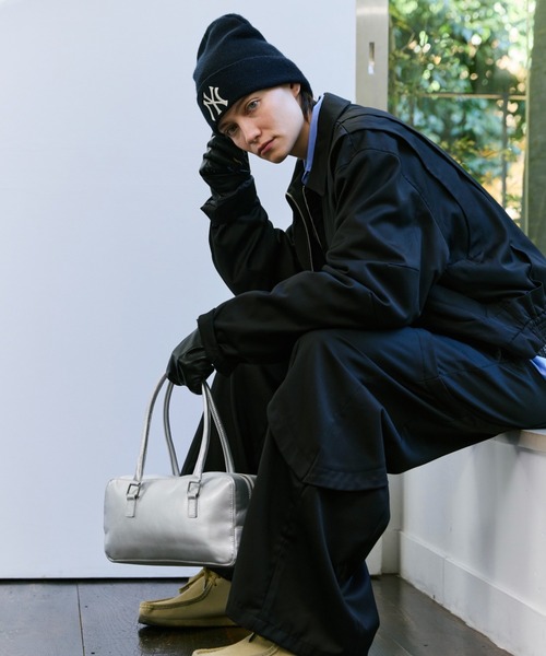 soerte ハンドバッグ Square Utility Leather Bag / スクエアレザー