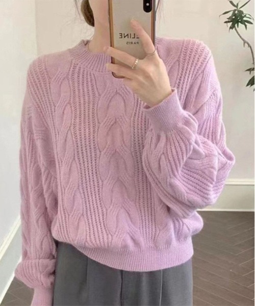 Dream garden（ドリームガーデン） ニット セーター ケーブル編み