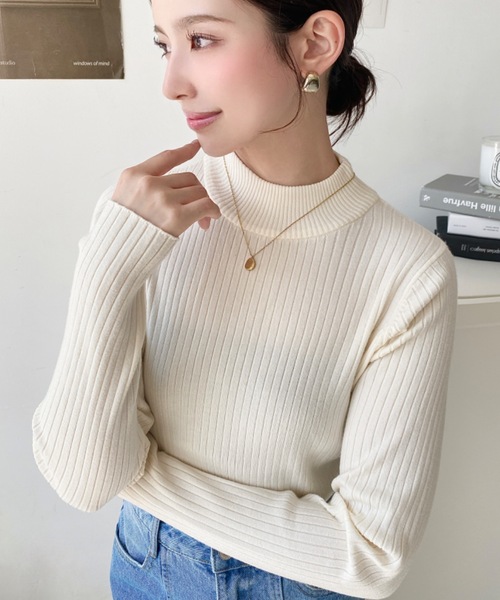 moment+ ニット セーター 「累計販売枚数12万枚突破！」12G ボトル