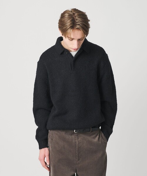 BEAUTY＆YOUTH UNITED ARROWS ポロシャツ バブル ニット 2B ポロシャツ