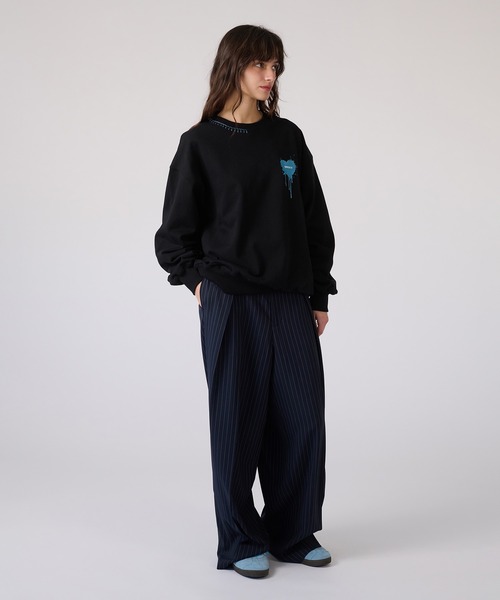 ONCILY（オンシェリー） トレーナー スウェット HEART LOGO STITCH