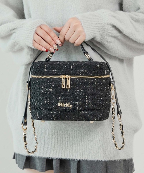 Miridy ショルダーバッグ バッグ 「apres jour×Miridy」ツイード