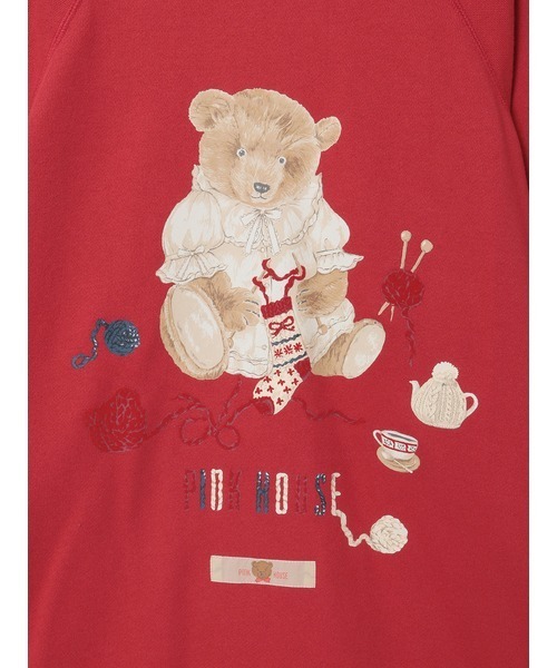 PINK HOUSE（ピンクハウス） トレーナー スウェット 三つ子のくまの冬