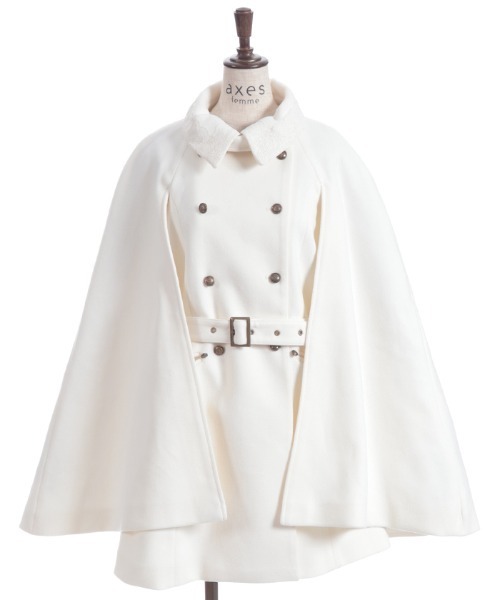 axes femme（アクシーズ ファム） ダッフルコート コート ダブルボタン