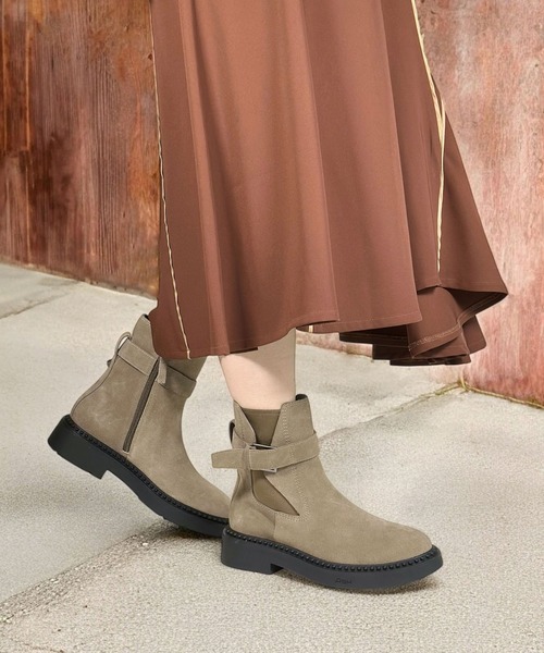 ASH（アッシュ） ブーツ ASH/アッシュ「MARGOT」ベルト厚底ショート