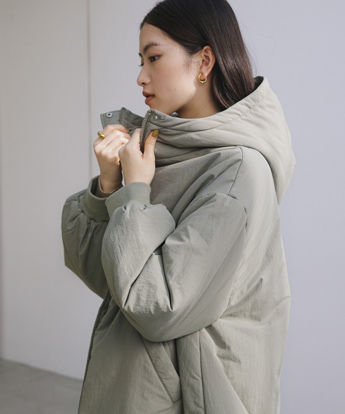 andme（アンドミー） ダウンコート ダウンジャケット オーバーサイズ