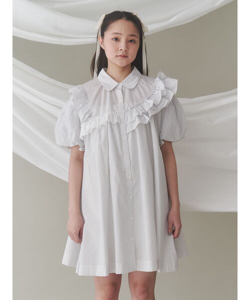 merry jenny（メリージェニー） ワンピース stripe frillfrill