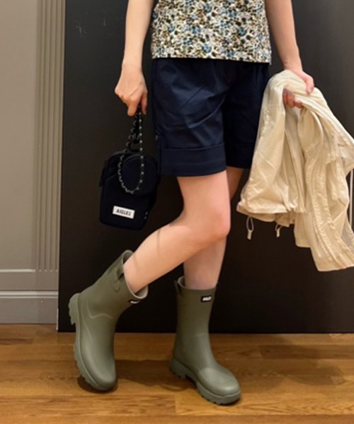 AIGLE（エーグル） 長靴 レインブーツ 防水 アリア ラバーハンティング