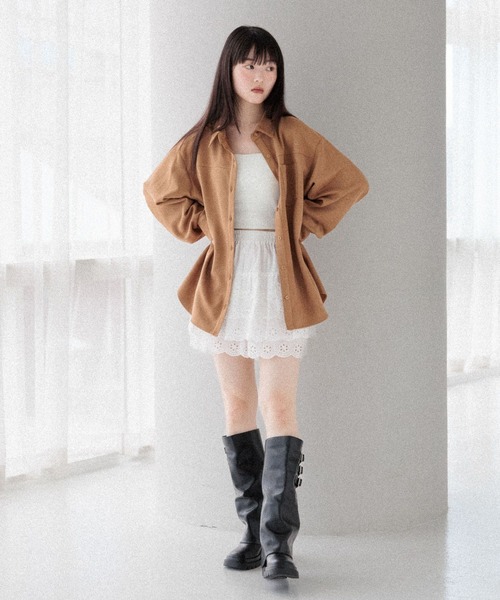 Heather（ヘザー） ブーツ ベルト付きカバーロングブーツ 581674